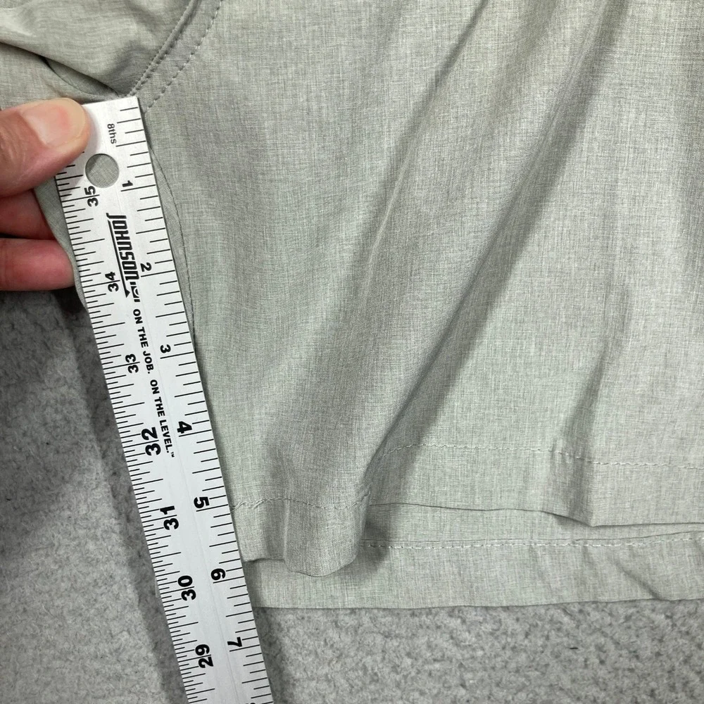 Trunks Surf & Swim Co Hybrid Shorts Mens Med Grey Elastic‎ Drawstring Mesh Line